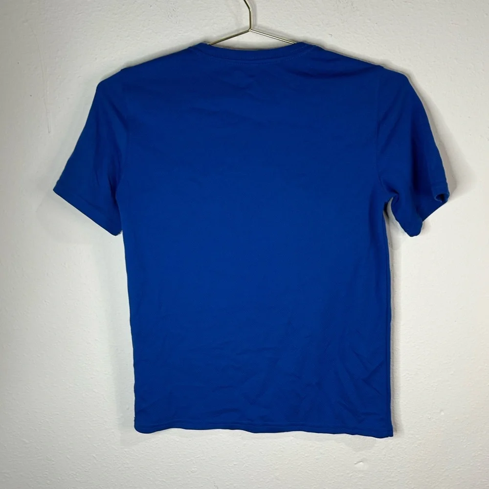 Champion Boys Large 14/16 Blue Athletic T-Shirt Short Sleeve Performance Tee